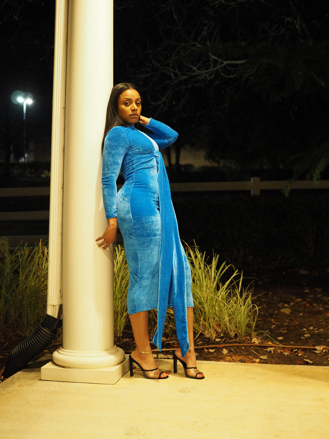 Blue Crush Midi Dress
